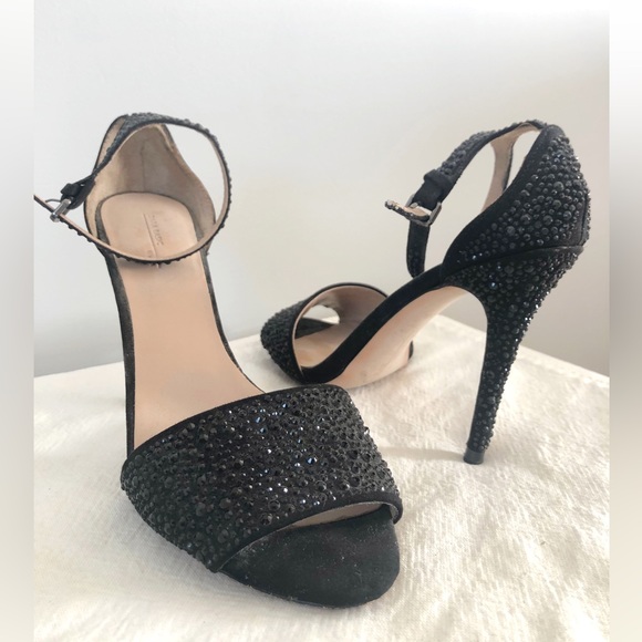 Zara black Crystal heels - Picture 8 of 8